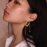 Parodia Gold Recycled Silver Earrings