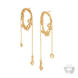 Parodia Gold Recycled Silver Earrings