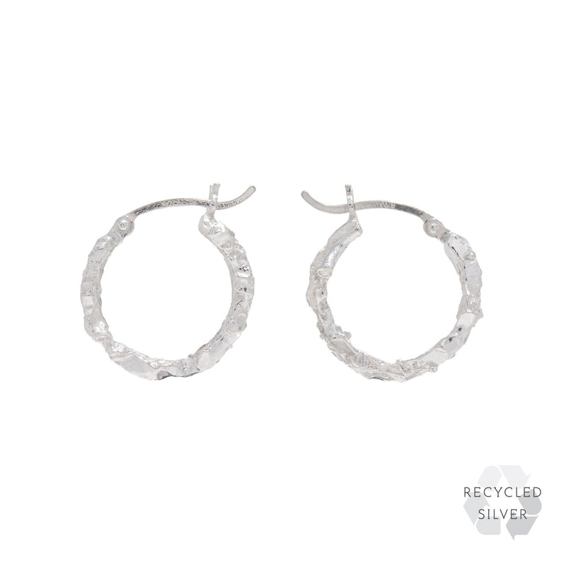Rebutia Argenti Small Recycled Silver Earrings