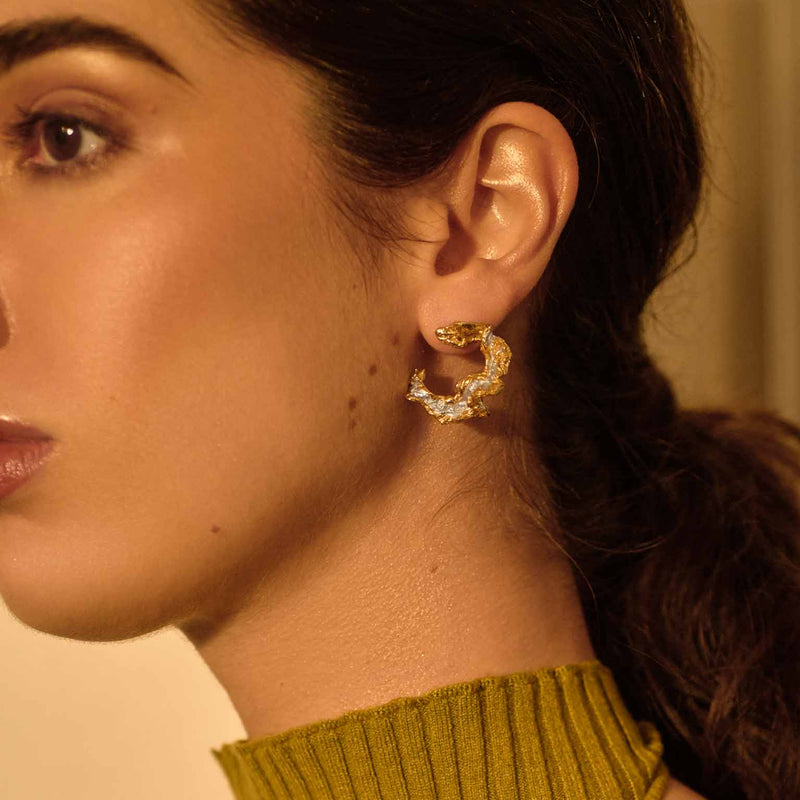 Reva Recycled Silver Earrings
