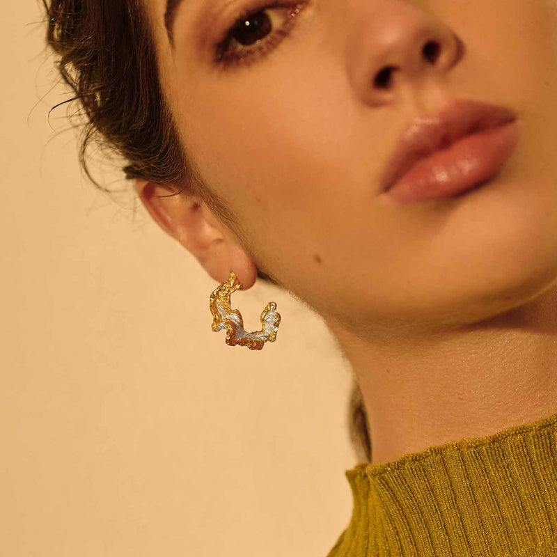 Reva Recycled Silver Earrings